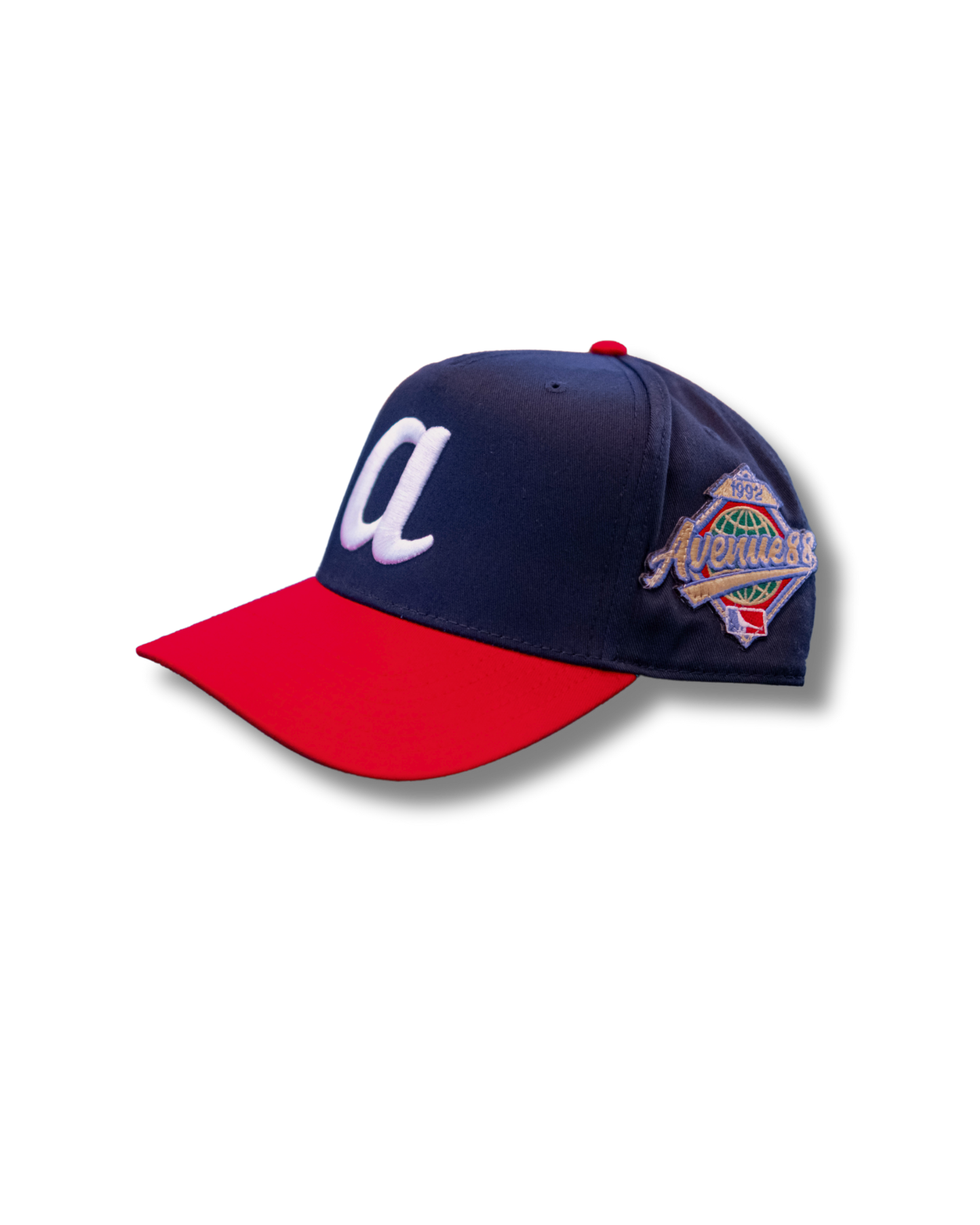 Red white and blue baseball cap
