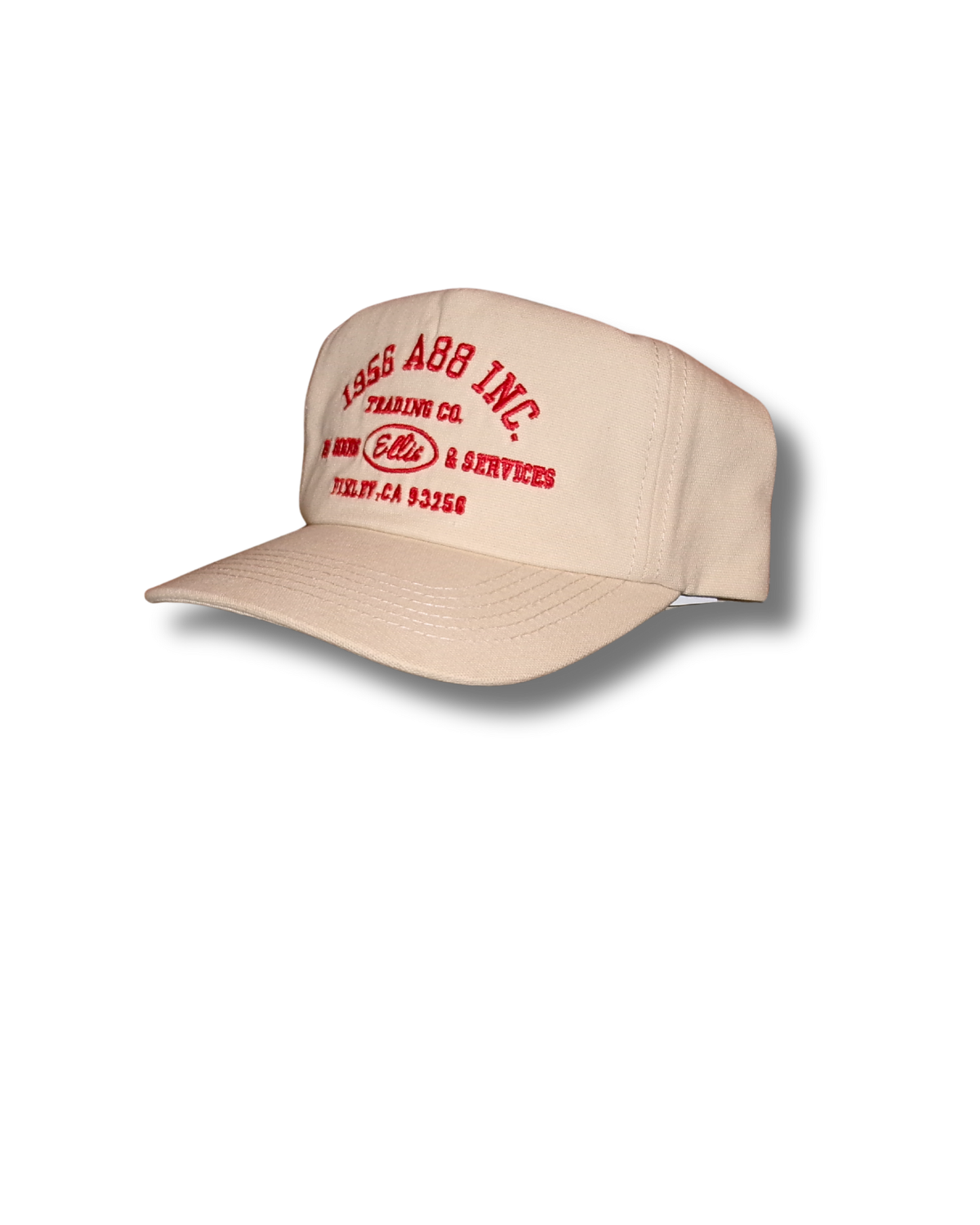 Cream / Red vintage inspired 1956 A88 INC snapback