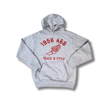 1956 A88 Heather Gray Hoodie