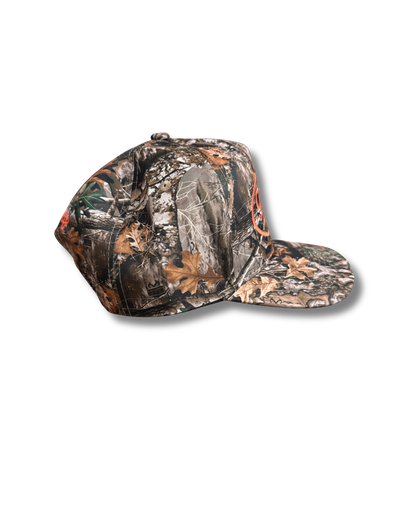 Leaf Camouflage Thankful Hat Orange
