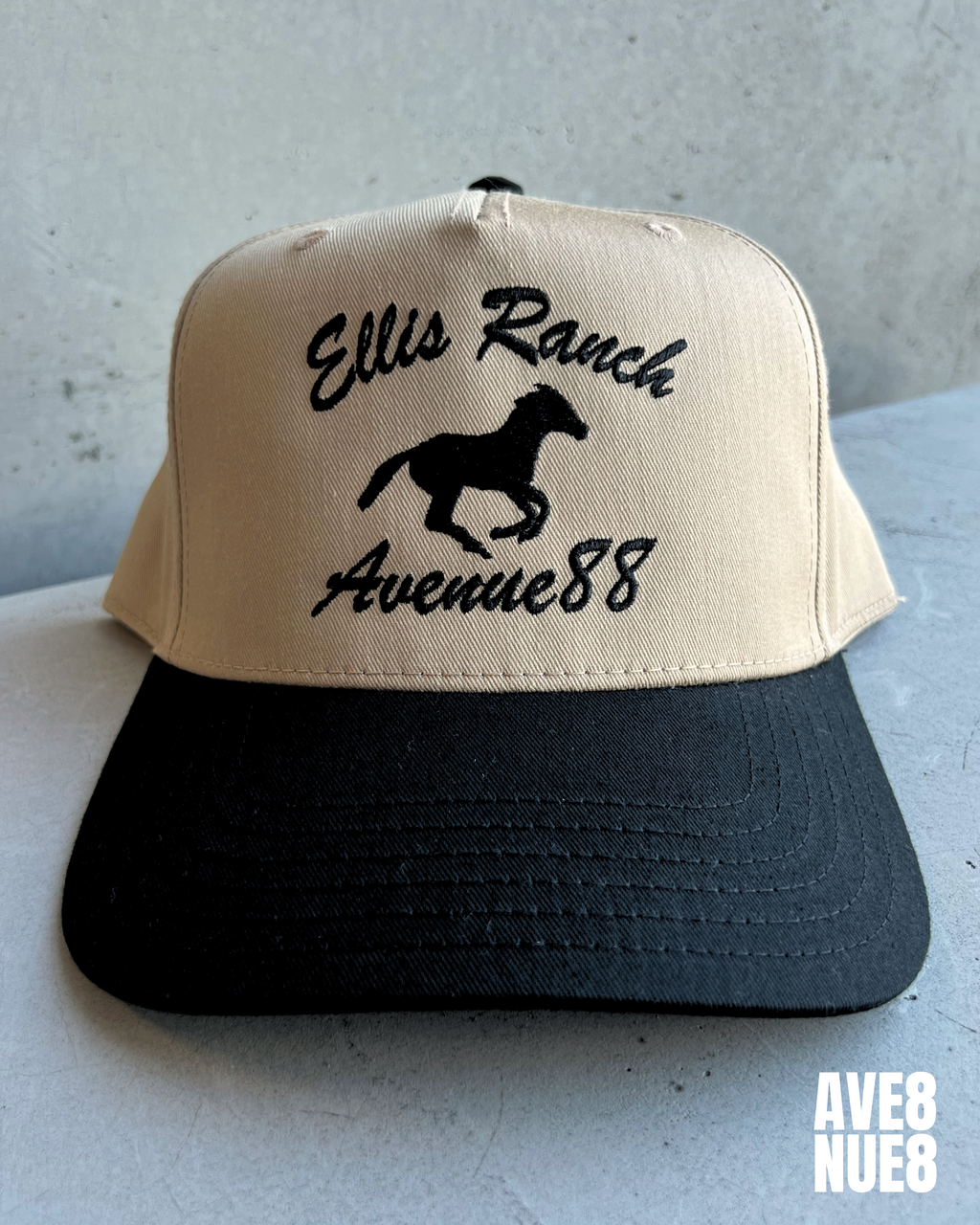 Khaki/Black Ellis ranch hat