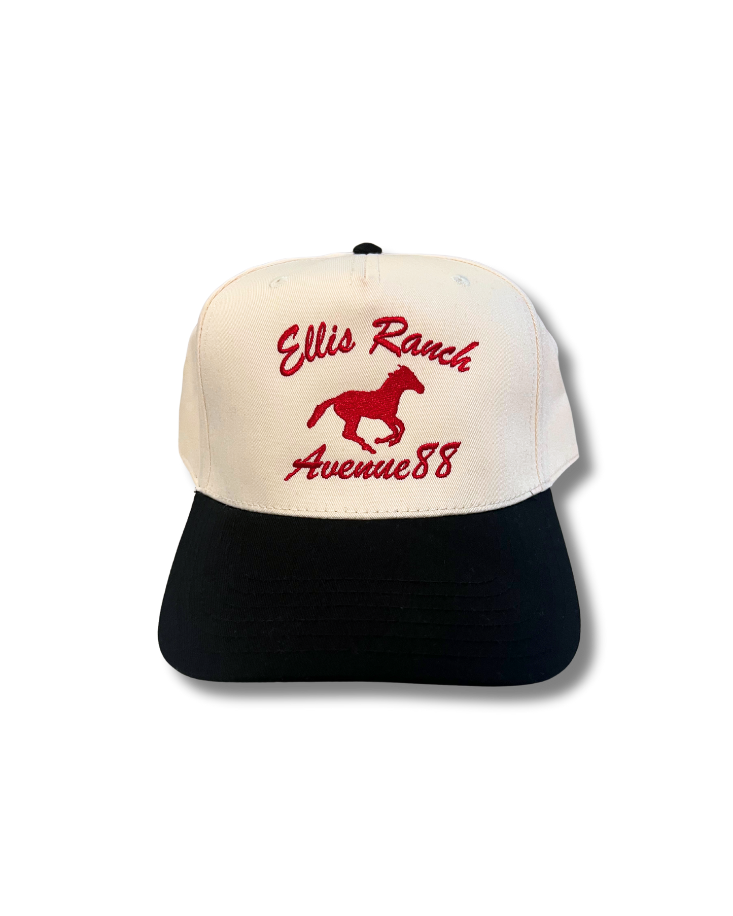 Cream/Red Ellis Ranch hat