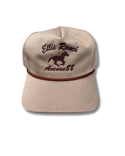 Khaki/brown unstructured Ellis ranch hat