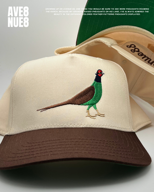 Pheasant mascot baseball cap