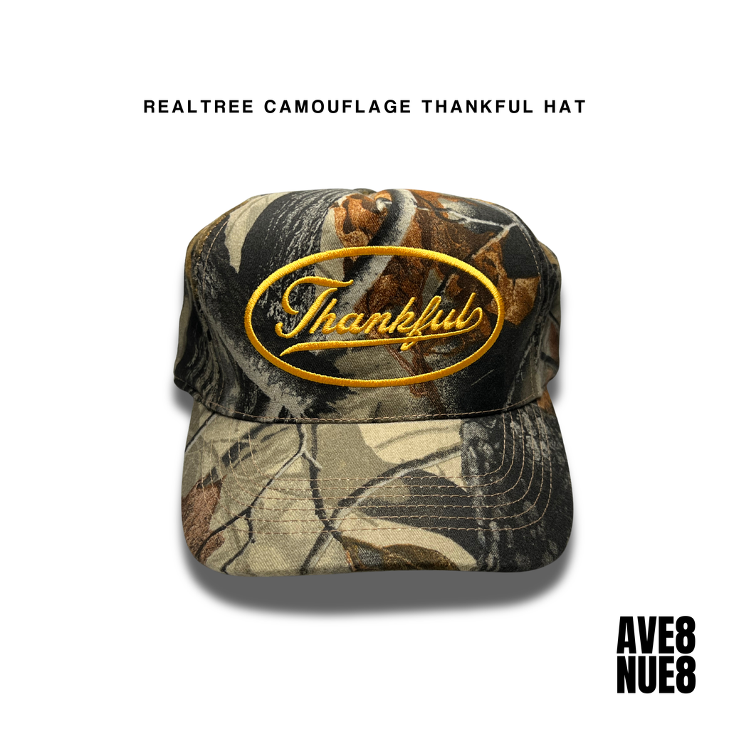 Thankful camouflage snapback