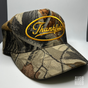 Thankful camouflage snapback