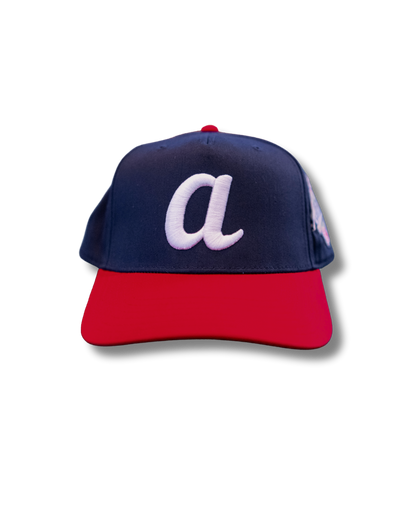 Red white and blue baseball cap