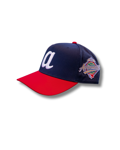 Red white and blue baseball cap