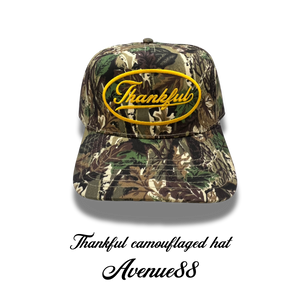 Thankful camouflage hat