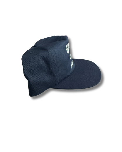 Navy Blue 5 panel Unstructured Snapback