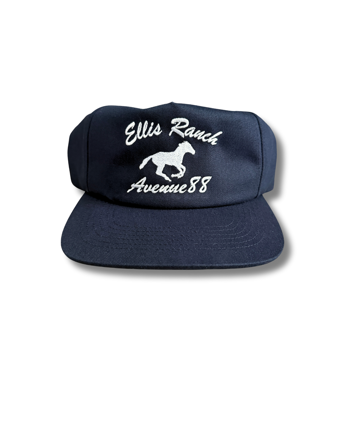 Navy Blue 5 panel Unstructured Snapback