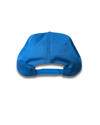 Unstructured 5 panel Royal Blue Hat