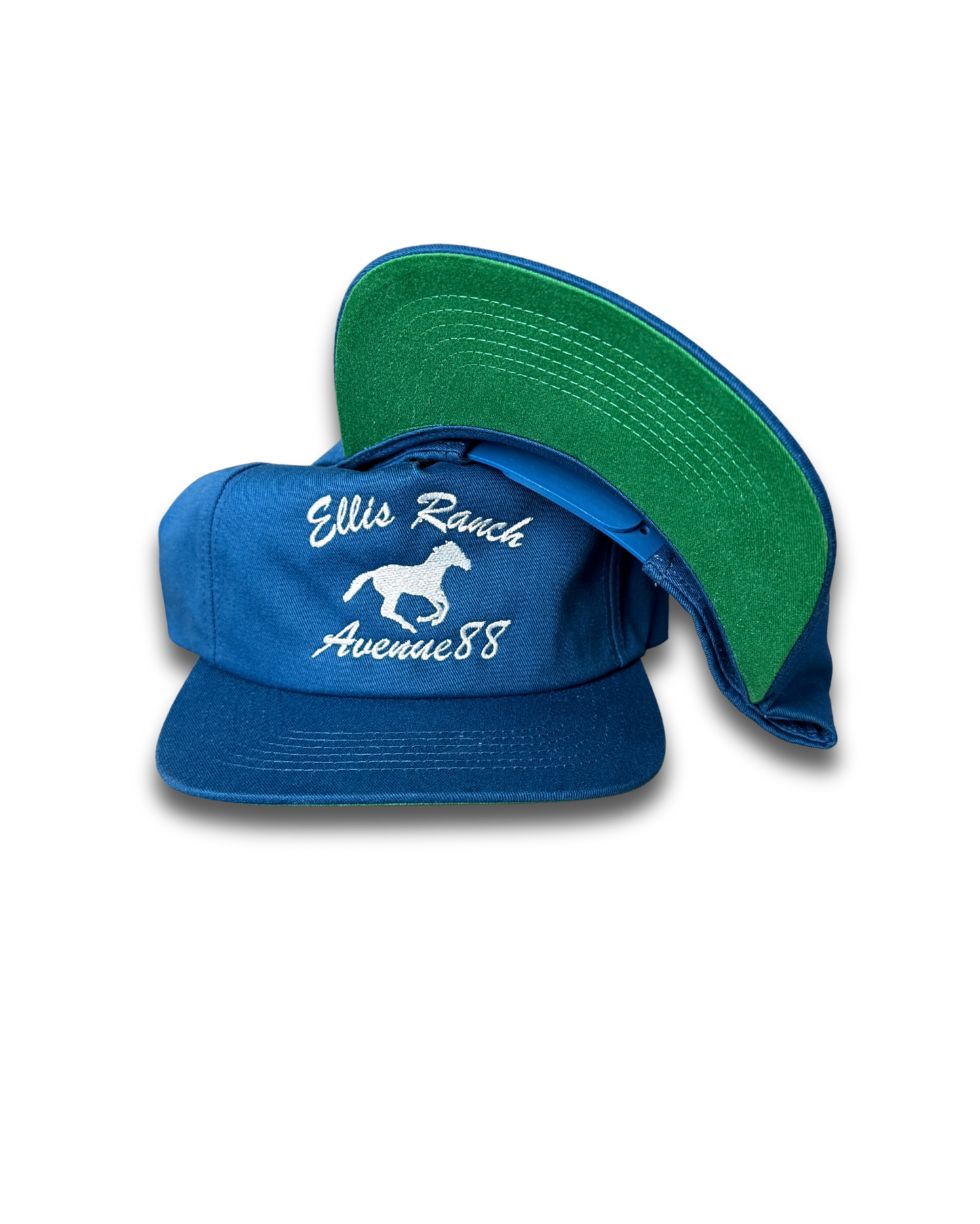 Unstructured 5 panel Royal Blue Hat