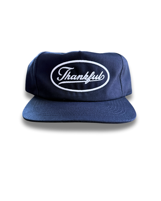 Unstructured Navy blue Thankful hat
