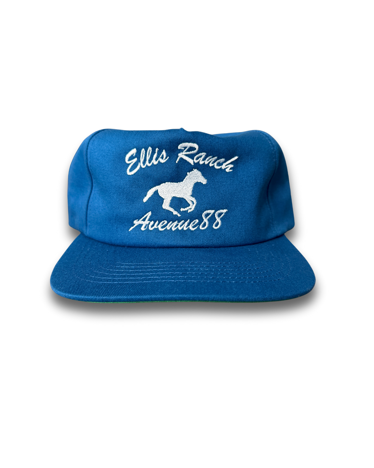 Unstructured 5 panel Royal Blue Hat