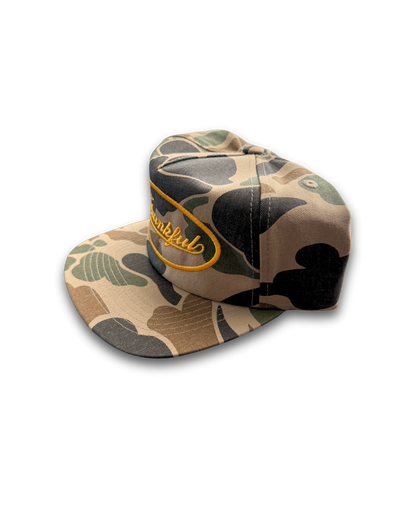 Unstructured Duck Camouflage Yellow Thankful hat