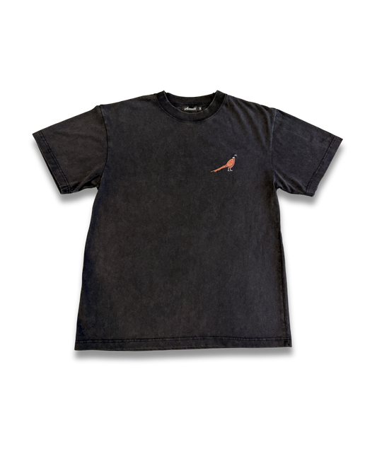 Vintage Black ring neck pheasant T-shirt
