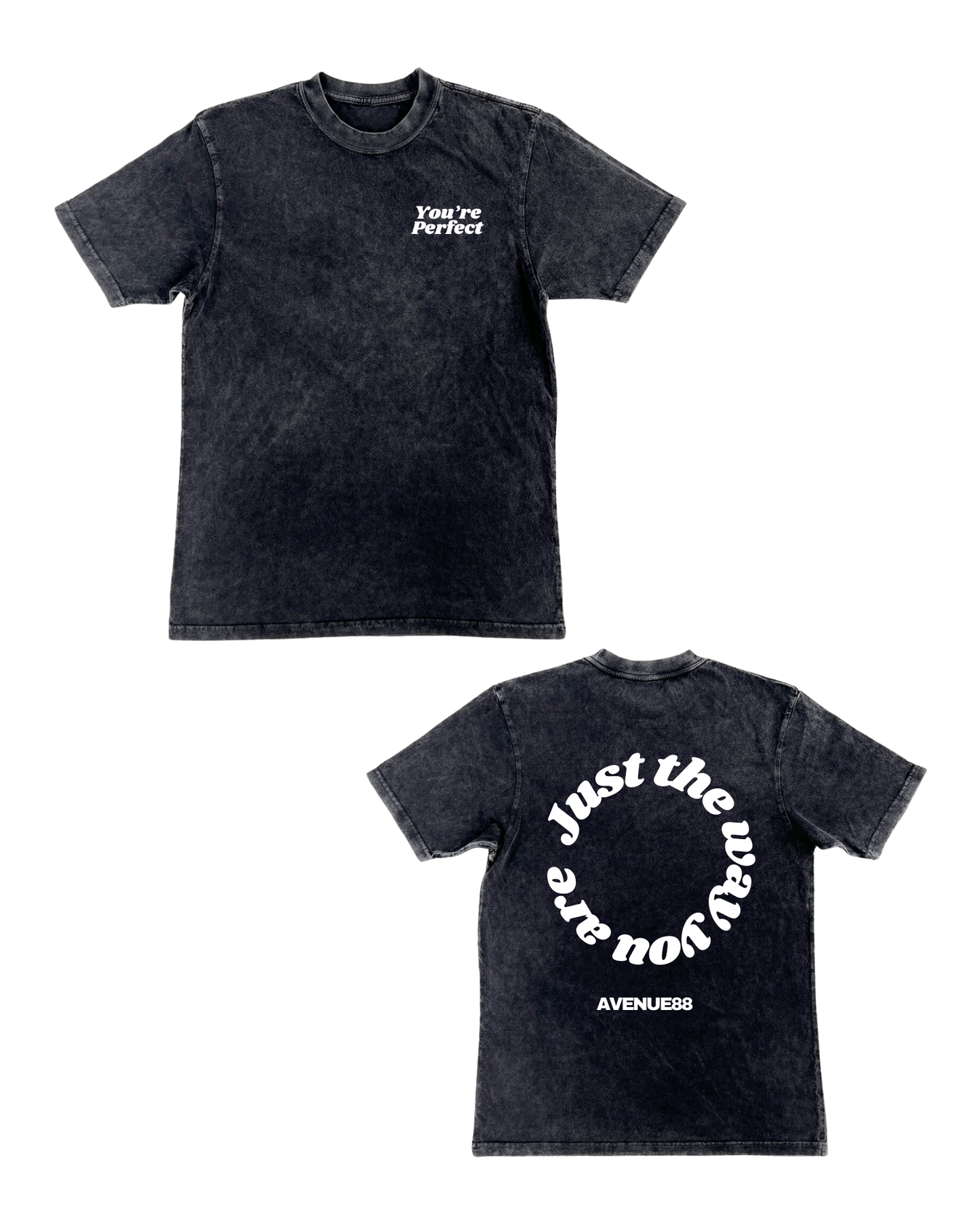 Vintage Black You're Perfect T-shirt