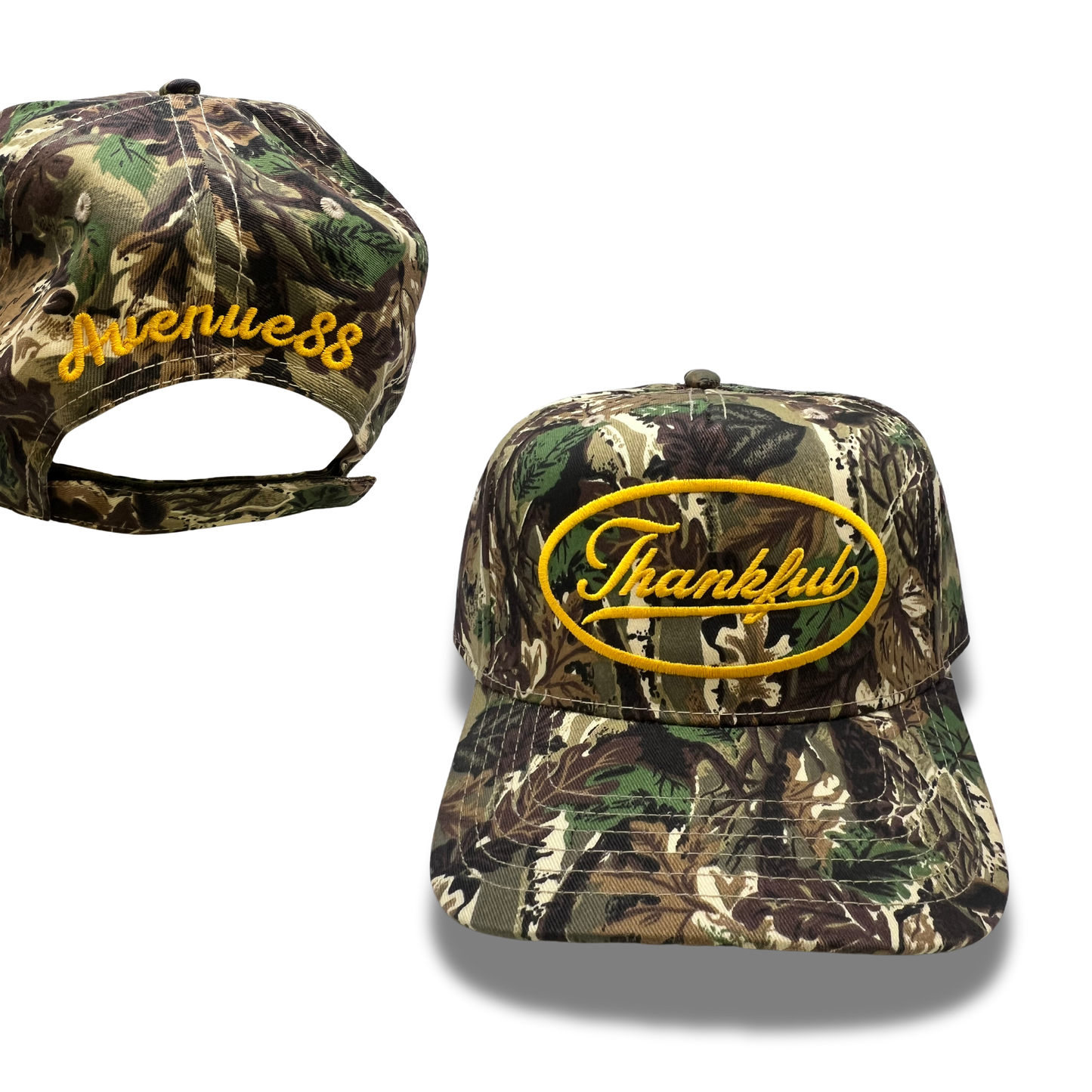 Thankful camouflage hat