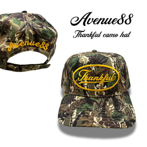 Thankful camouflage hat