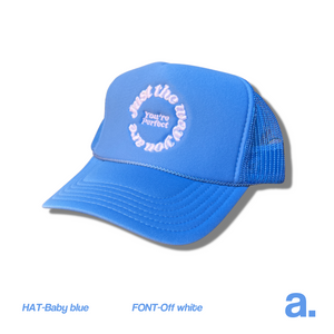 Baby Blue trucker hat