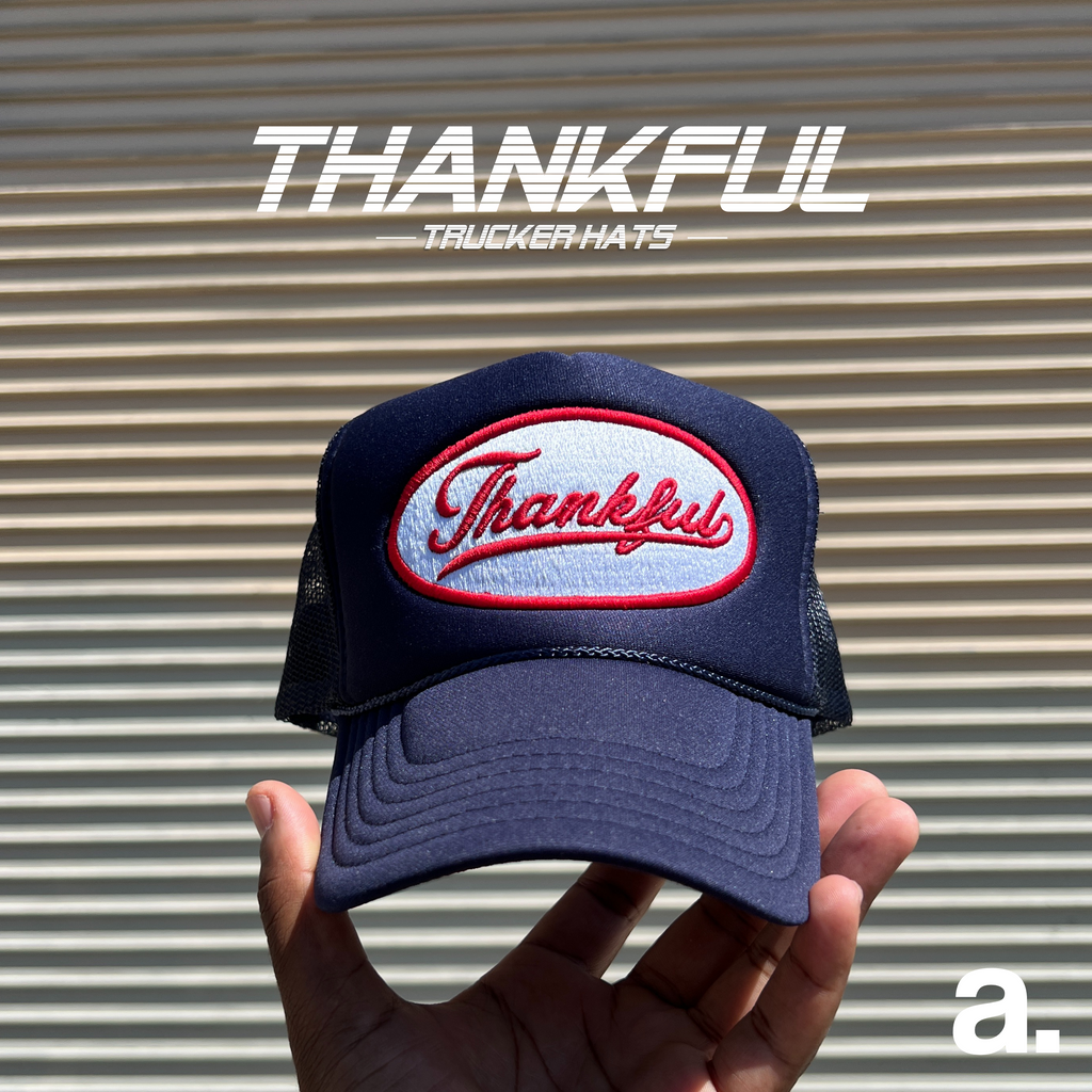 Navy Blue Thankful hat