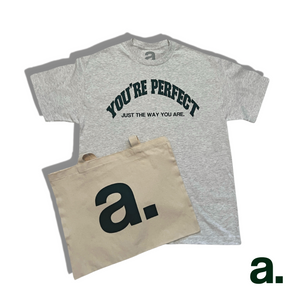 You’re perfect gray athletic t shirt